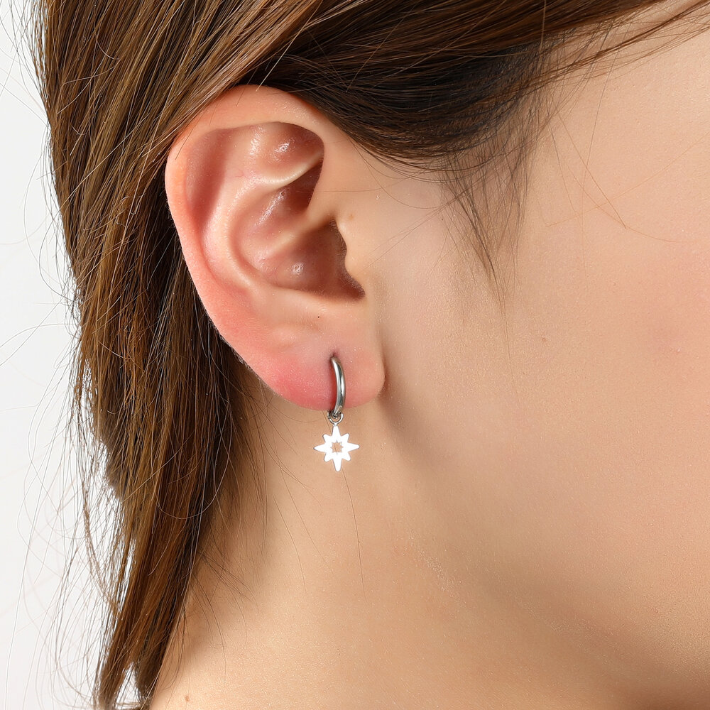 Starlight Hoops - Silver