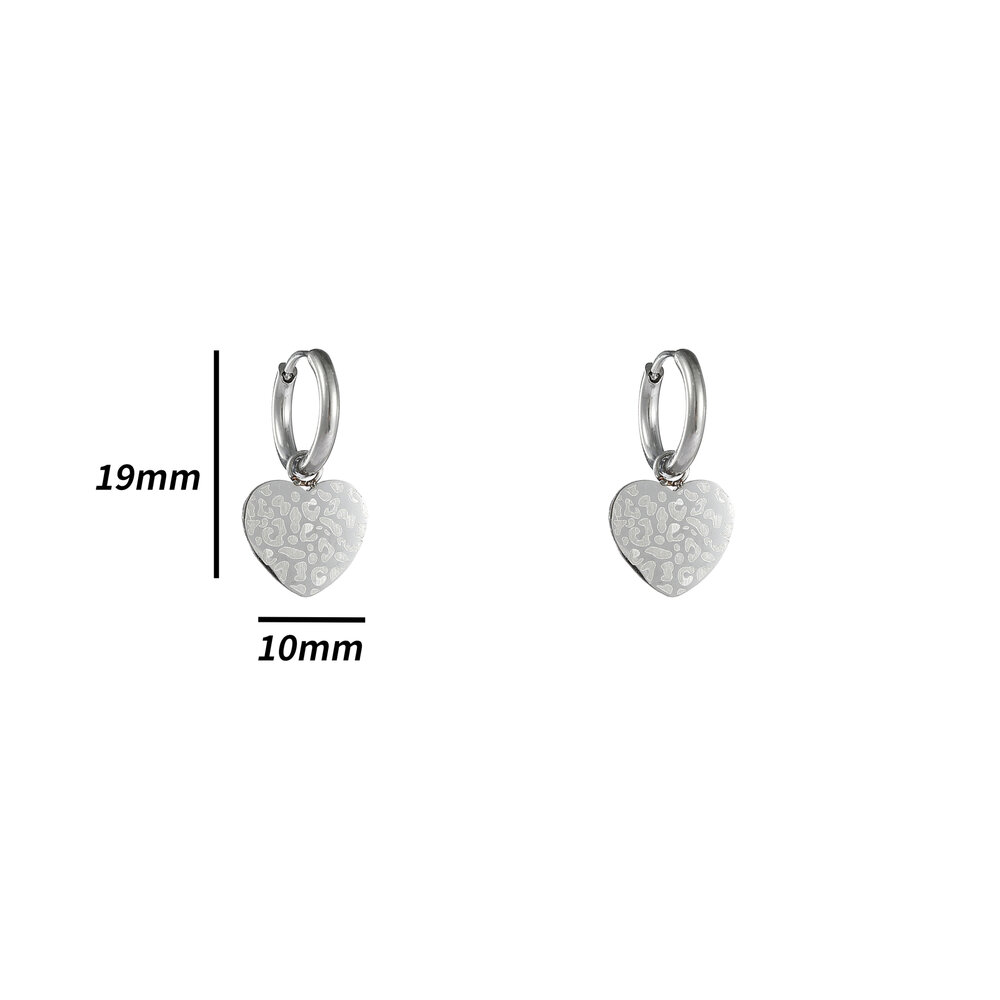 Heartfelt Hoops - Silver