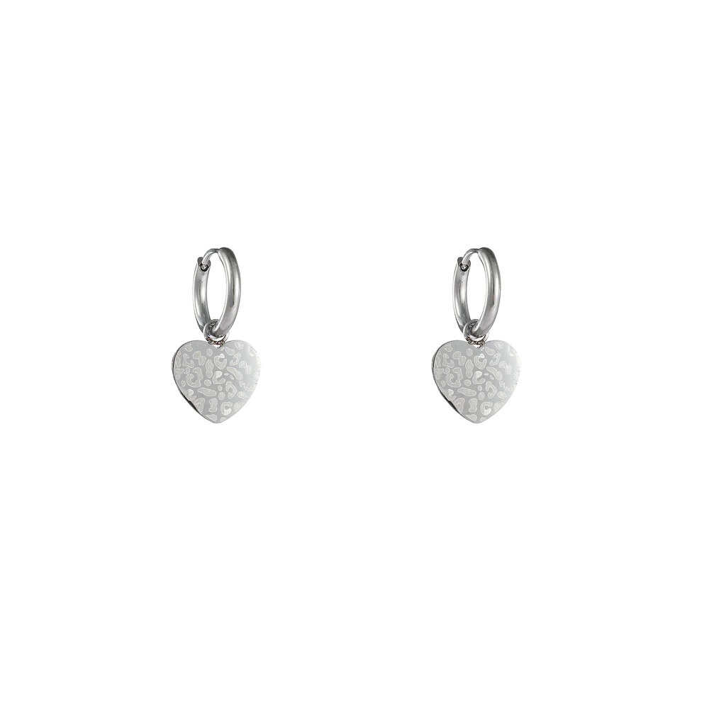 Heartfelt Hoops - Silver
