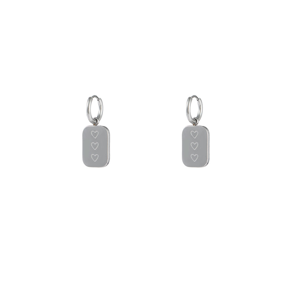 Heart Tags - Silver