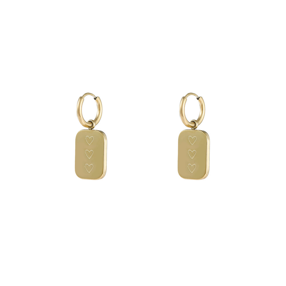 Heart Tags - Gold