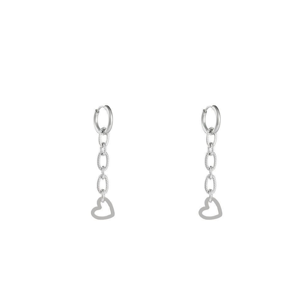 Linked Hearts - Silver