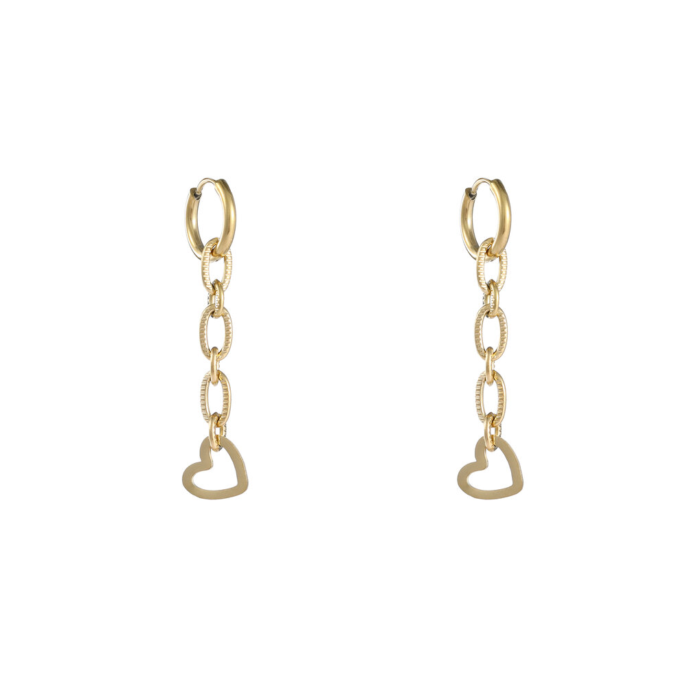 Linked Hearts - Gold