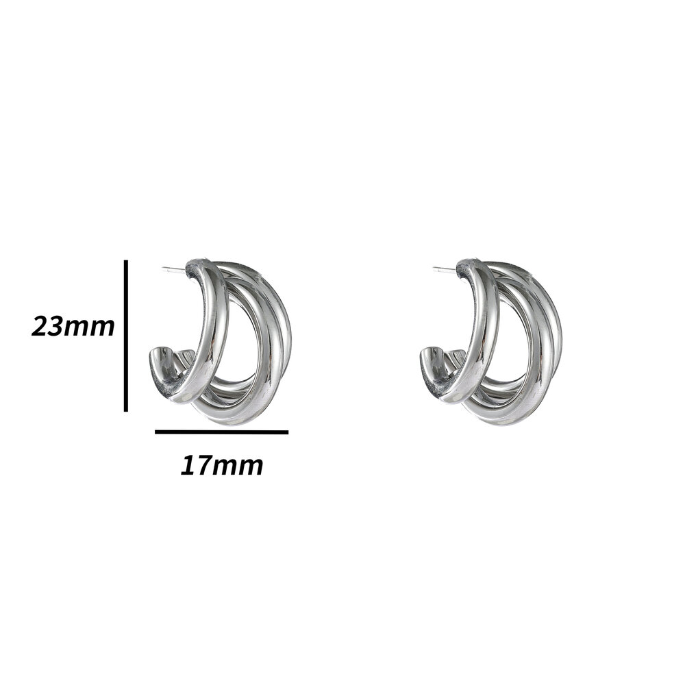 Triple Loops - Silver