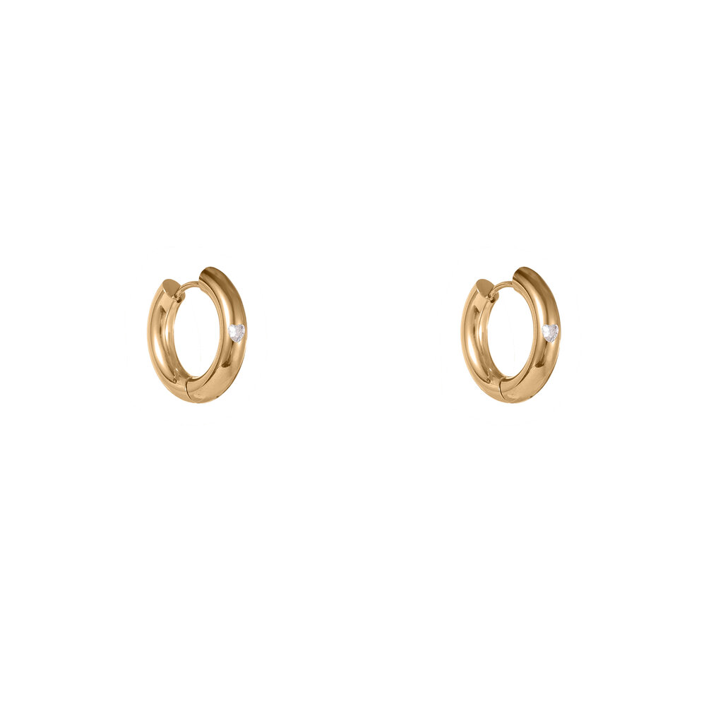Sparkle Hoops - Gold