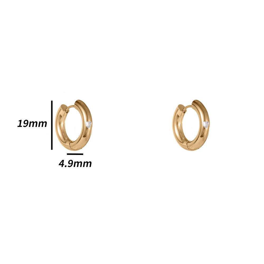 Sparkle Hoops - Gold