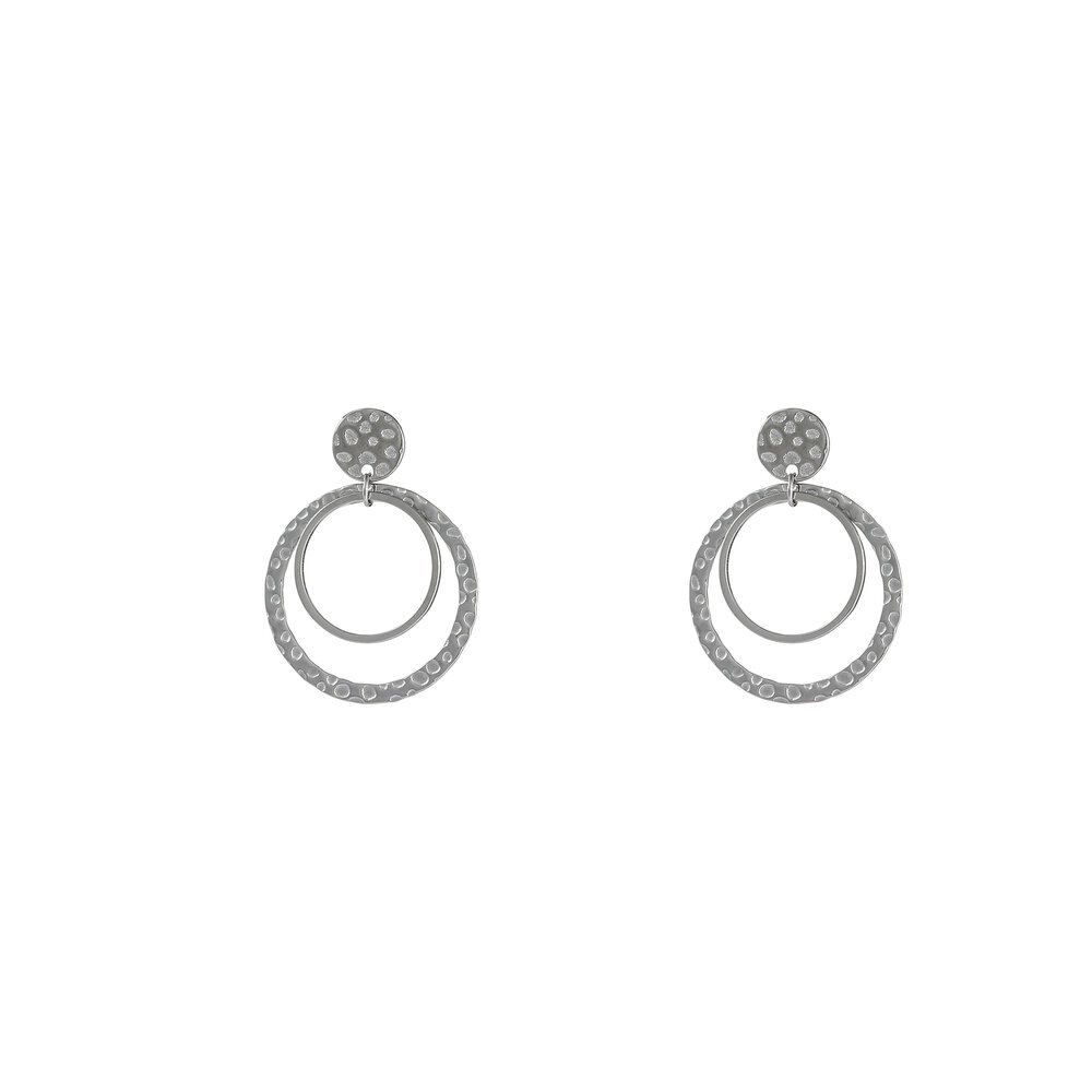 Eclipse Circles - Silver