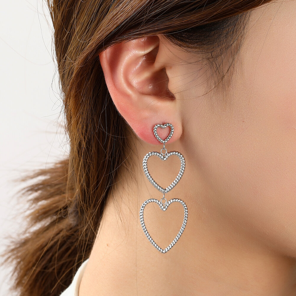 Triple Hearts - Silver