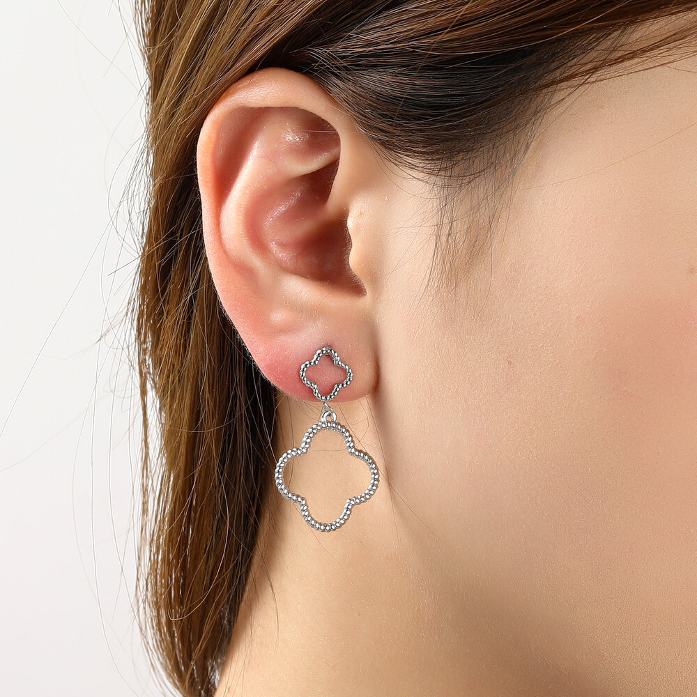 Clover Charms - Silver