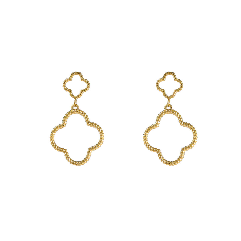 Clover Charms - Gold