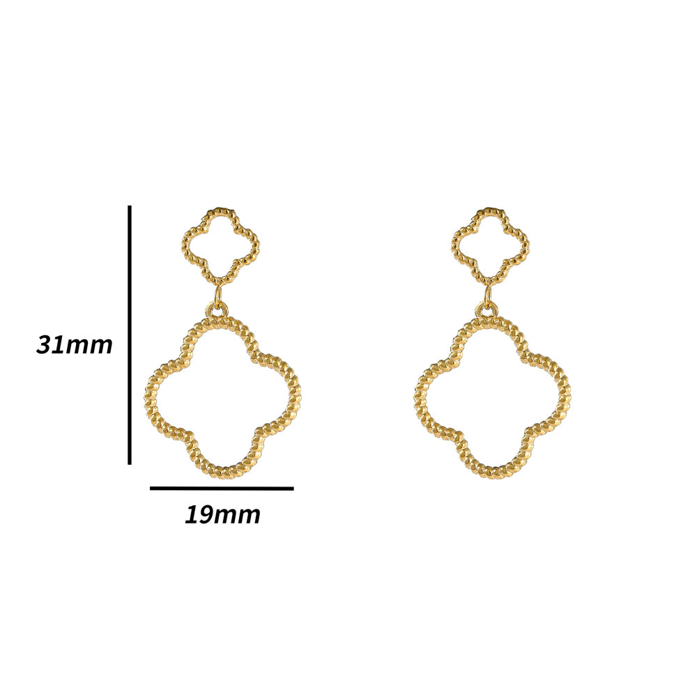 Clover Charms - Gold