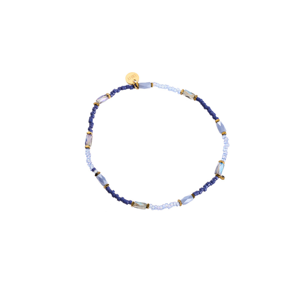 Serenity Beads Bracelet - Blue