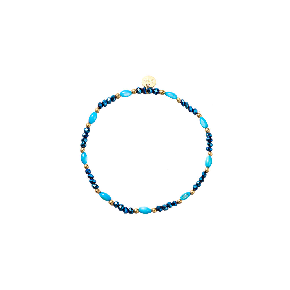 Mystic Beads Bracelet - Blue