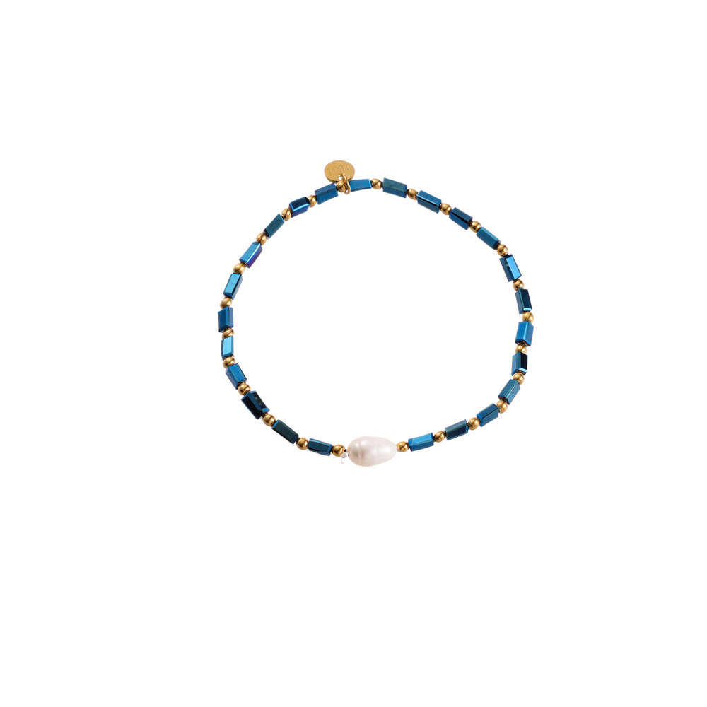 Solstice Beads Bracelet - Blue