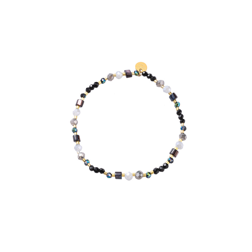 Zenith Beads Bracelet - Black