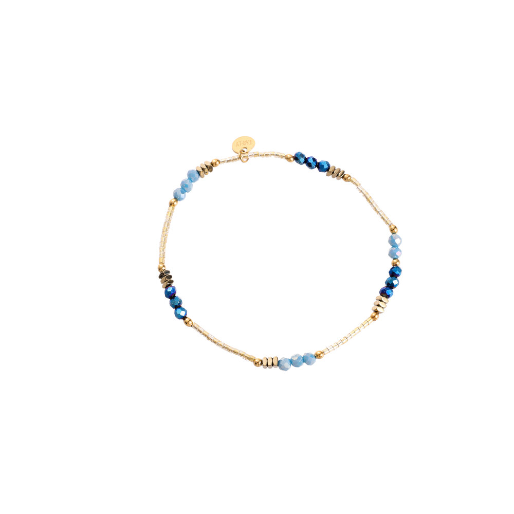 Enigma Beads Bracelet - Blue