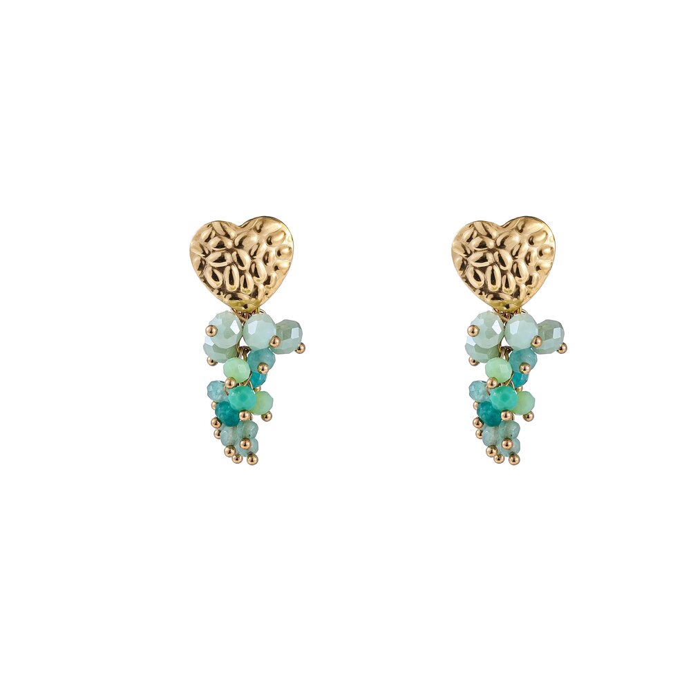 Heart Bunch - Gold and Green