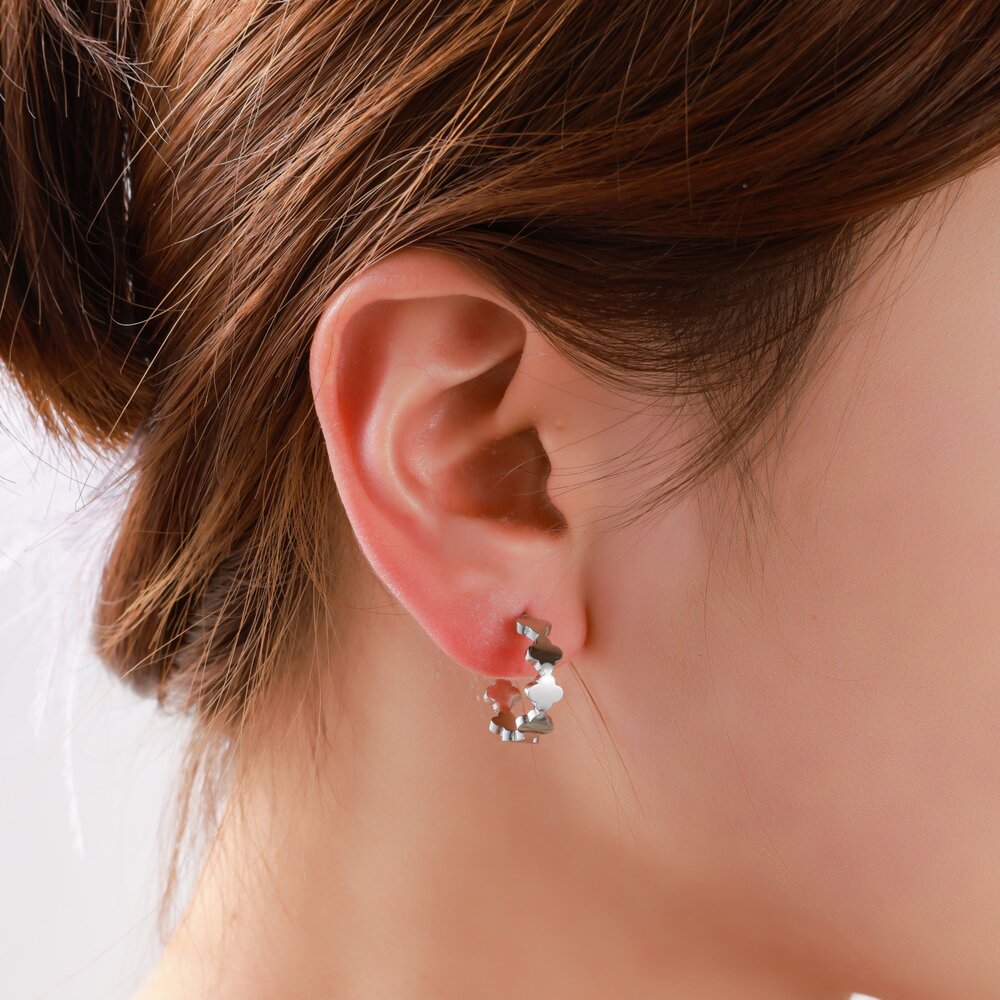 Clover Earring - Silver