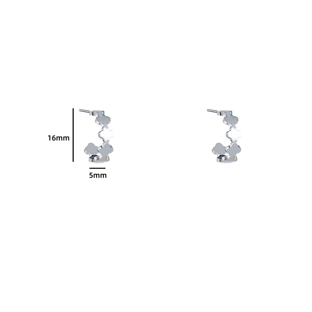 Clover Earring - Silver