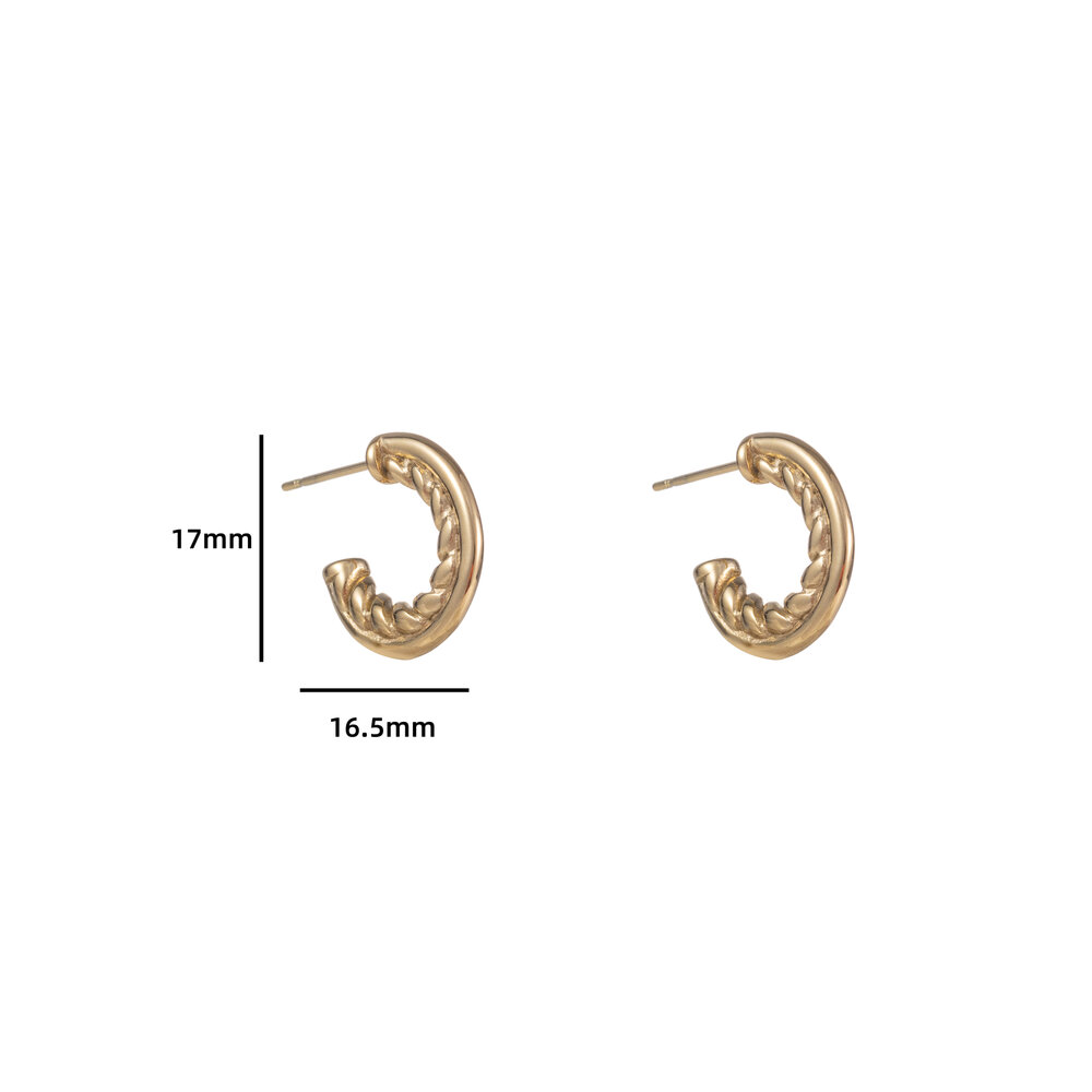 Cute Hoop - Gold