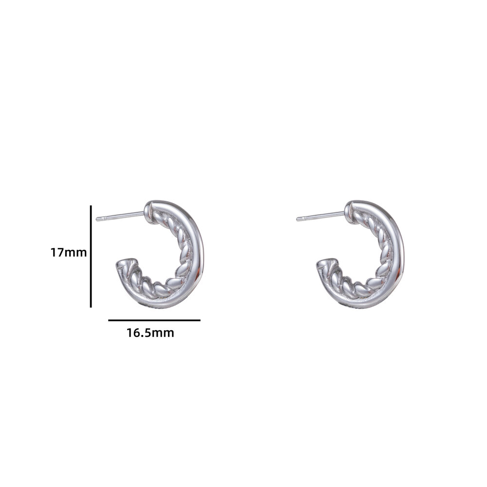 Cute Hoop - Silver