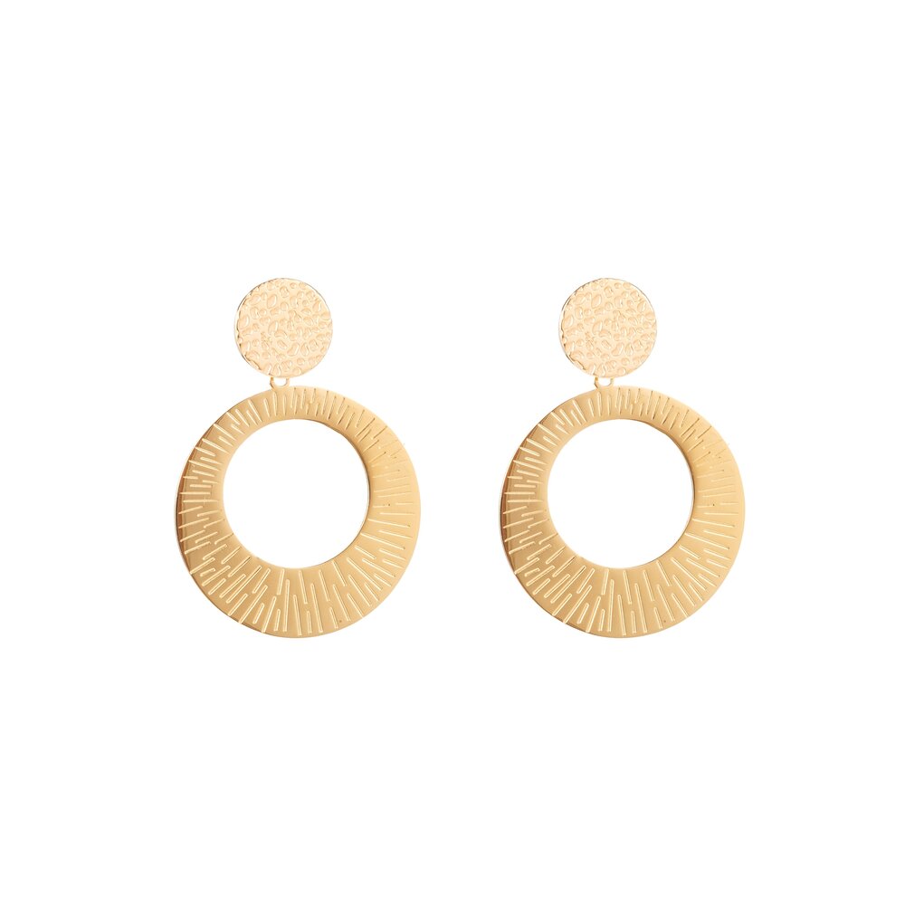 Big Sun Dangle - Gold