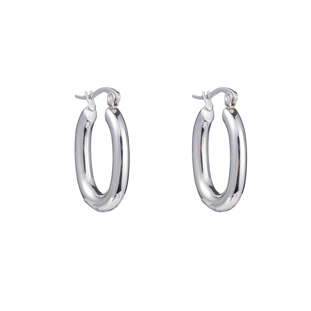 Bold Hoops - Silver