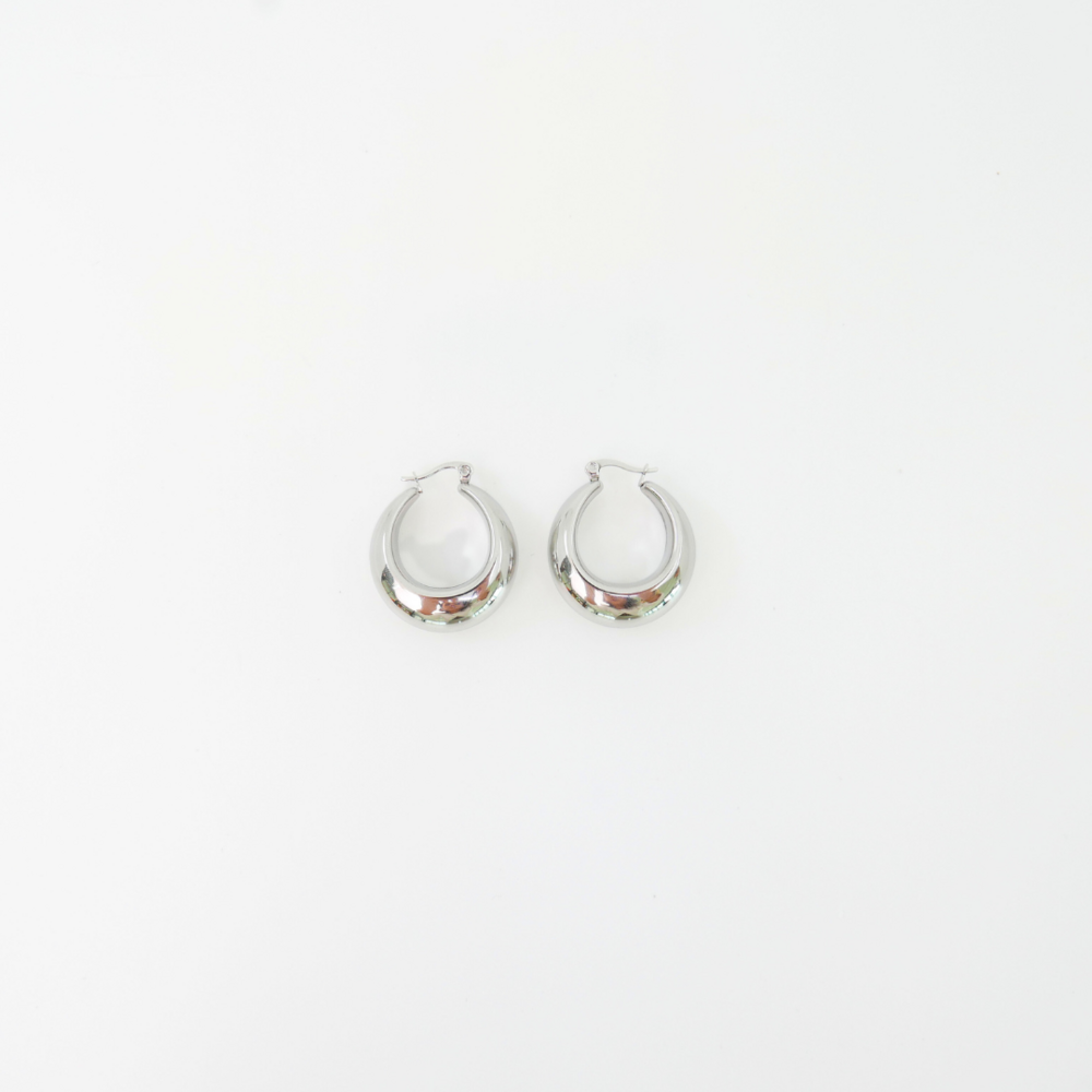 Luna Hoops - Silver