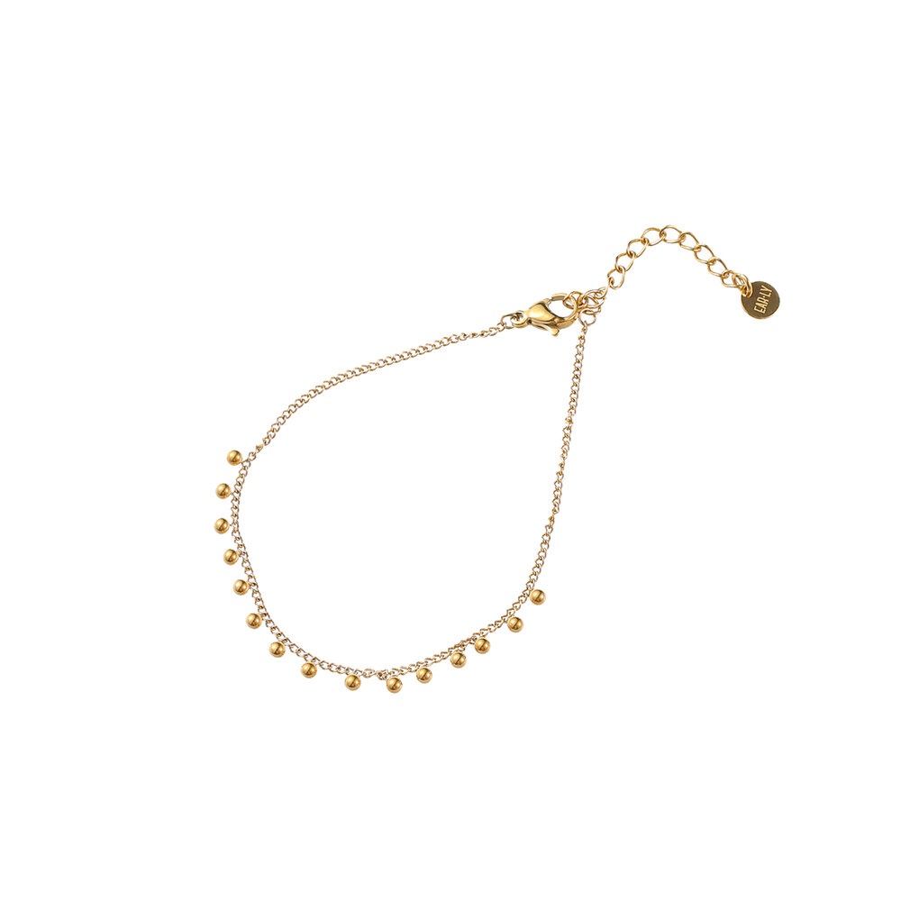 Dot Bead Bracelet &ndash; Gold
