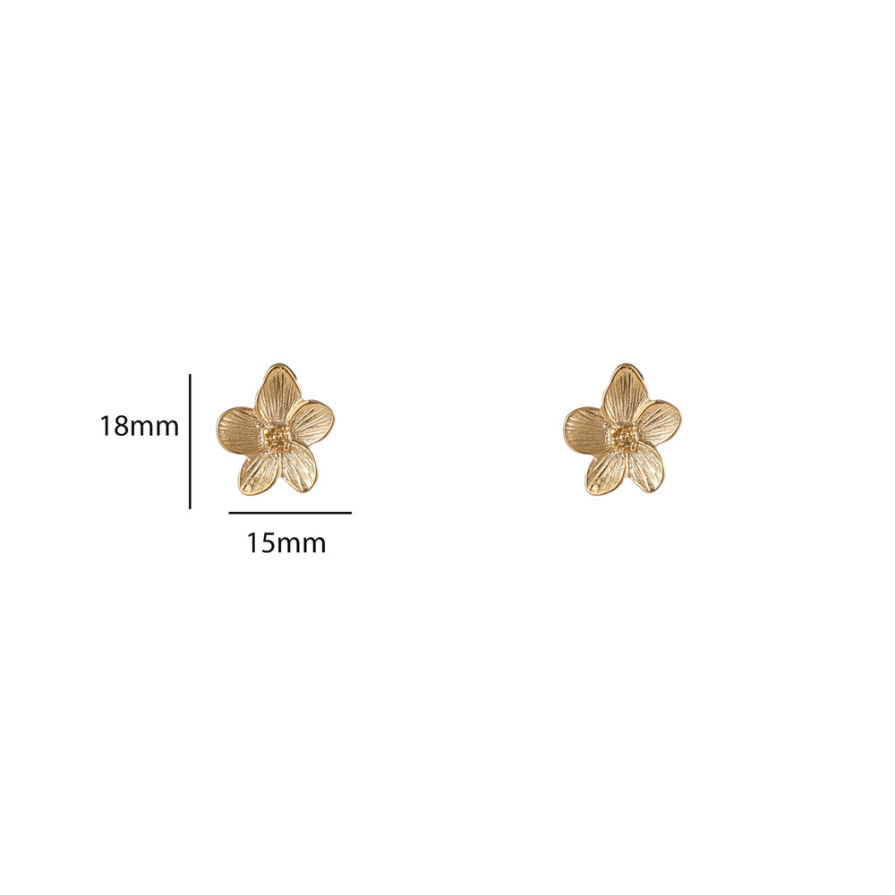 Daisy Studs &ndash; Gold