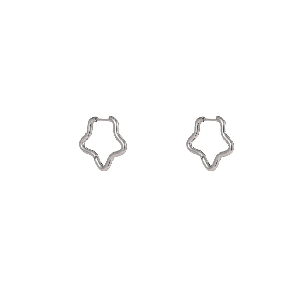 Cloud Hoops &ndash; Silver