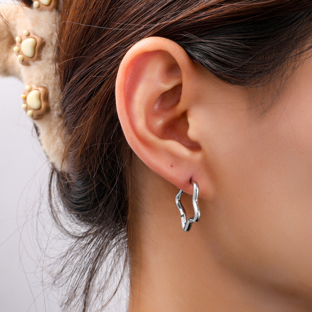 Cloud Hoops &ndash; Silver