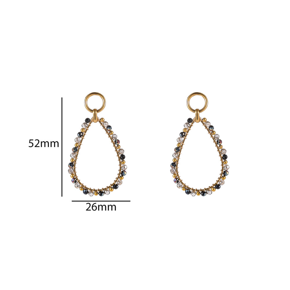 Beaded Teardrops &ndash; Multicolor