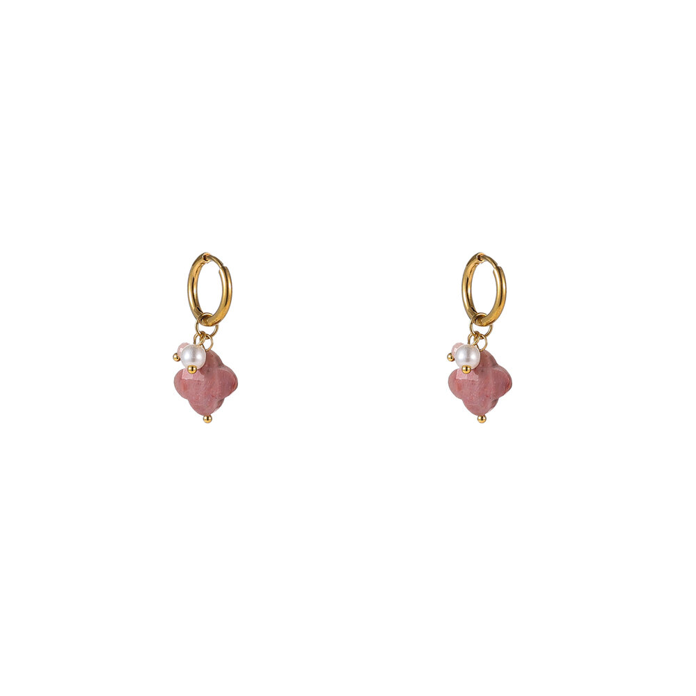Flora Hoops &ndash; Pink