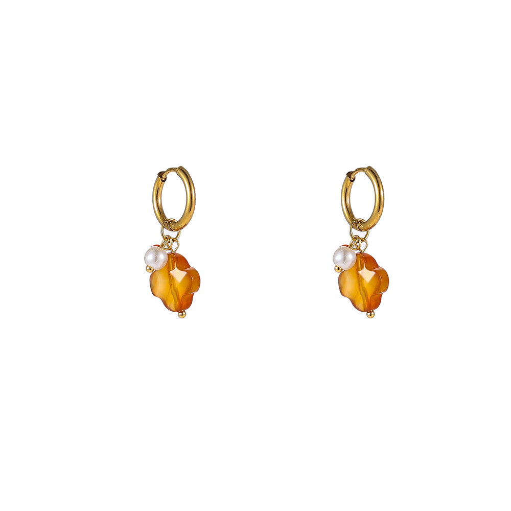 Flora Hoops &ndash; Orange