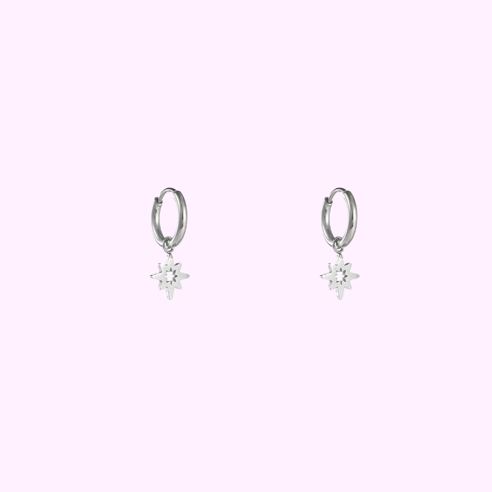Starlight Hoops - Silver