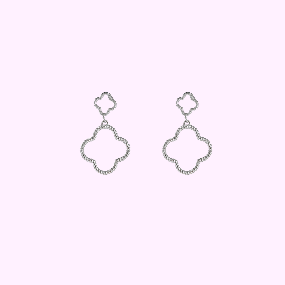 Clover Charms - Silver