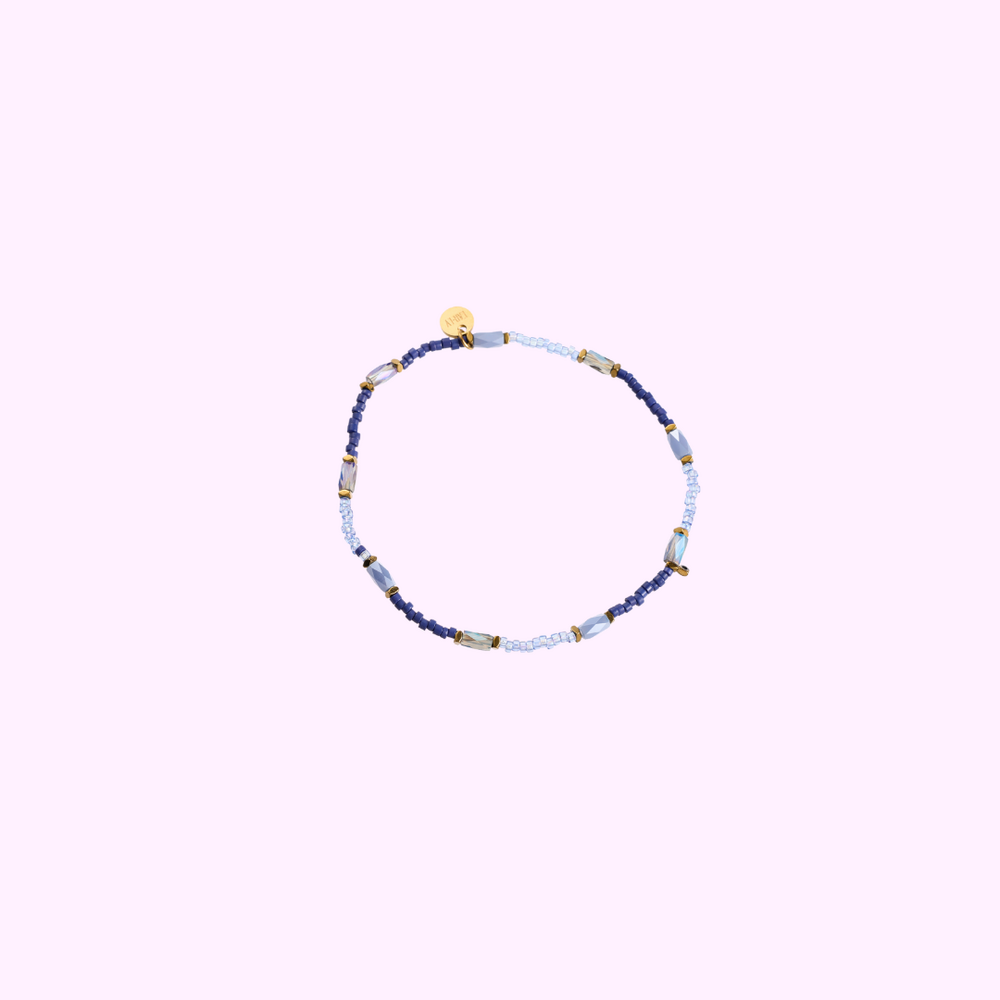 Serenity Beads Bracelet - Blue