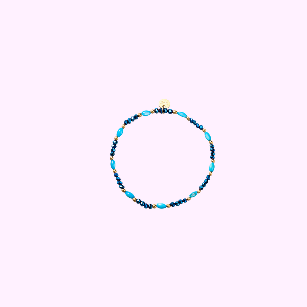 Mystic Beads Bracelet - Blue