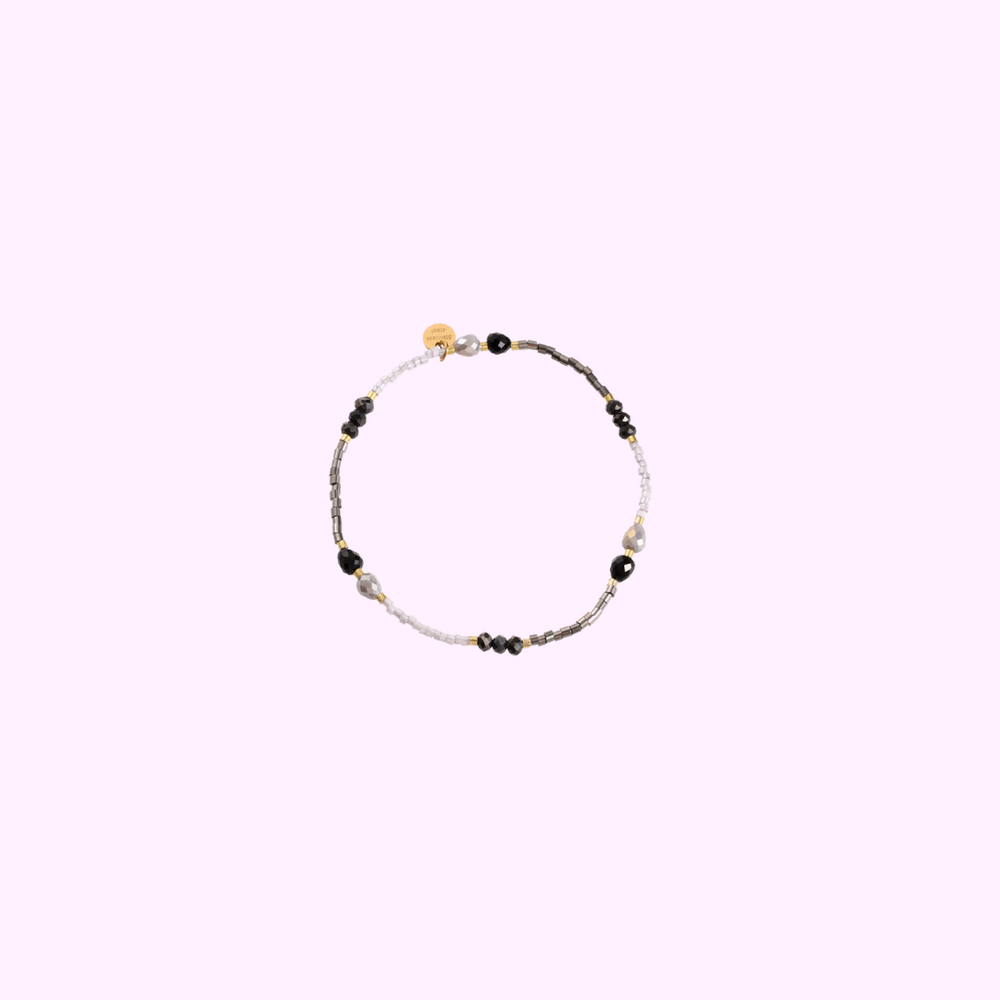Aura Beads Bracelet - Black