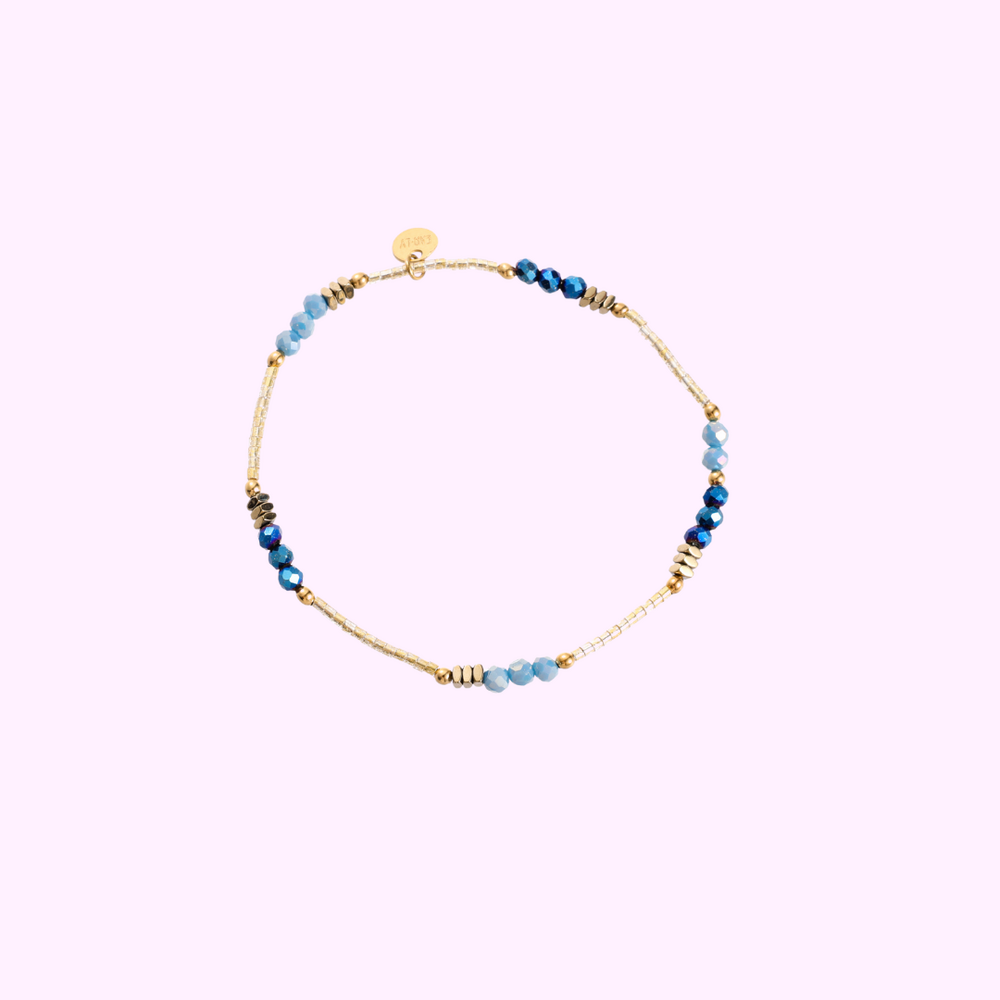 Enigma Beads Bracelet - Blue
