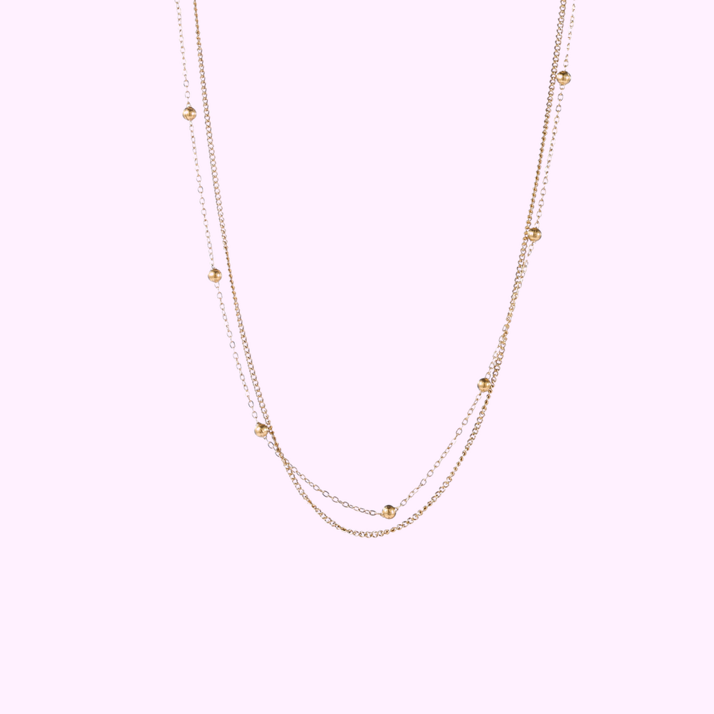 Layered Necklace - Gold