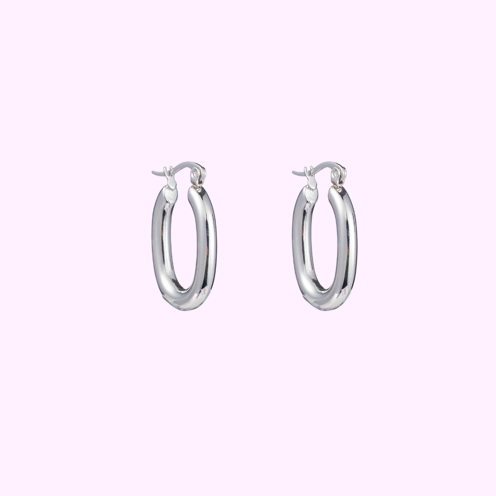Bold Hoops - Silver