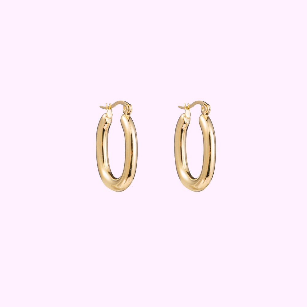 Bold Hoops - Gold