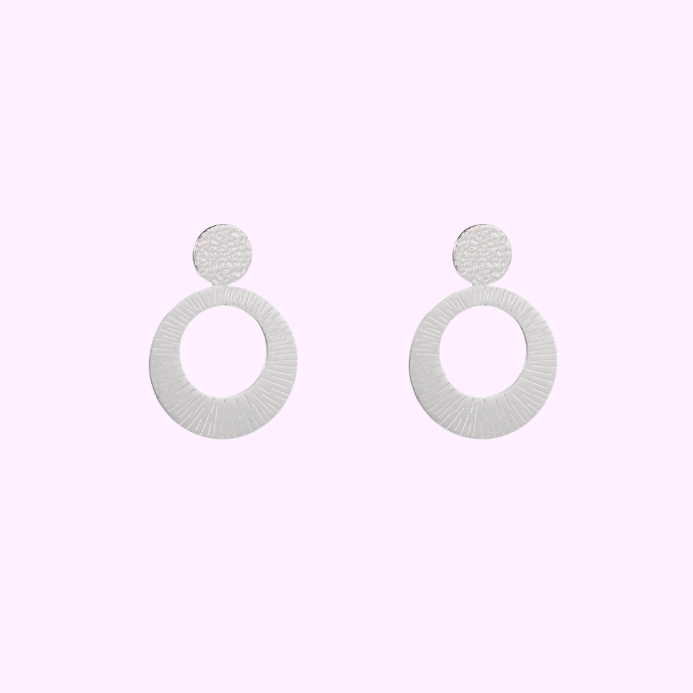 Big Sun Dangle - Silver