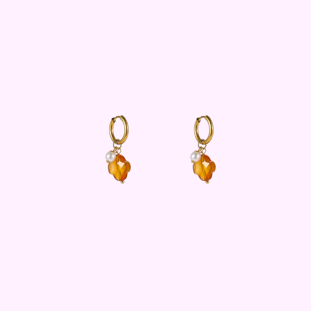 Flora Hoops &ndash; Orange