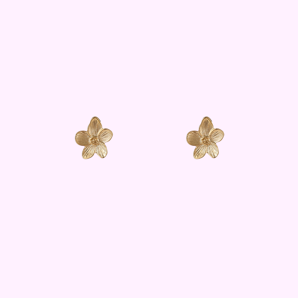 Daisy Studs &ndash; Gold