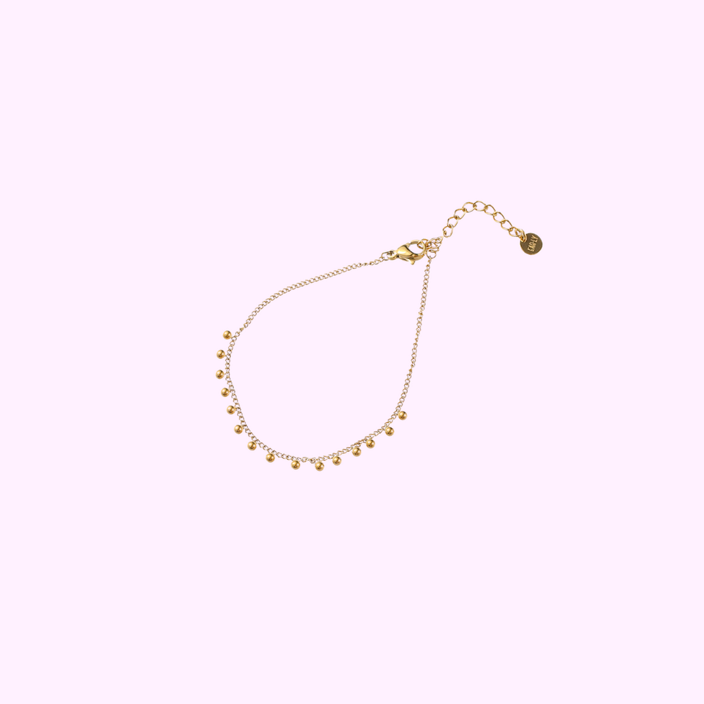 Dot Bead Bracelet &ndash; Gold