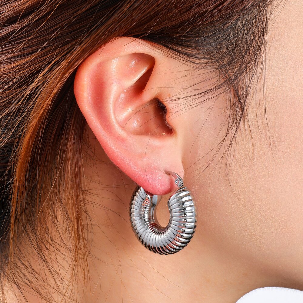 Groovy Hoop - Silver