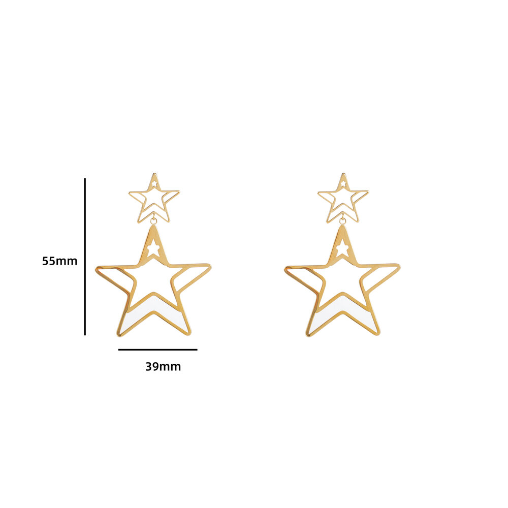 Radiant Star Earring - Gold
